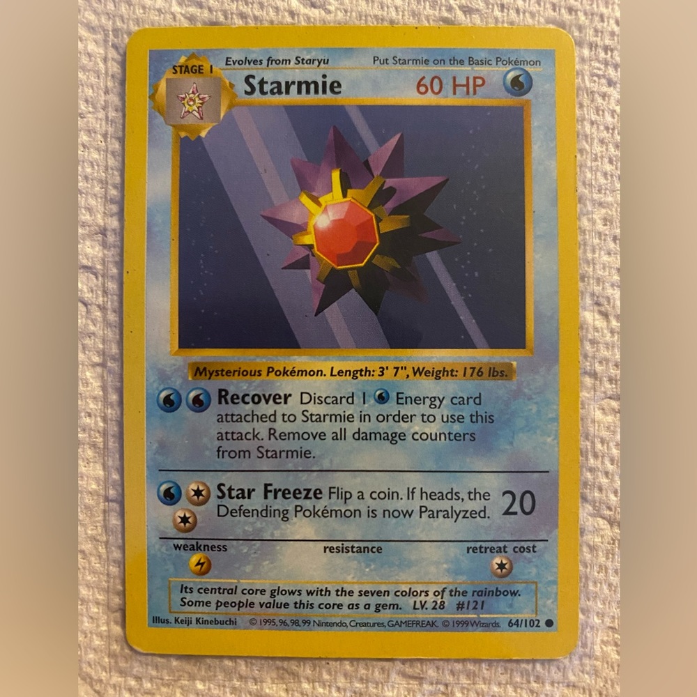 Original Shadowless Starmie